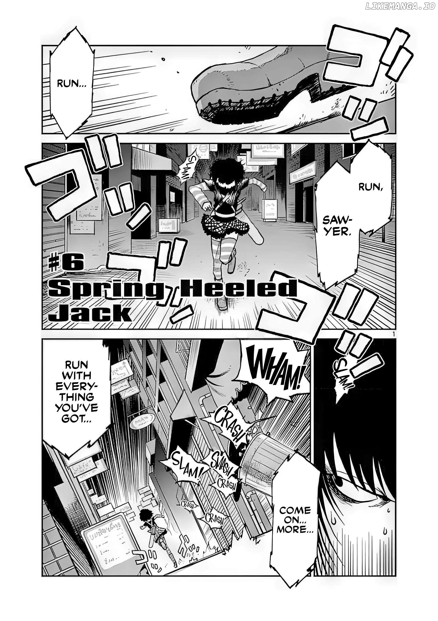 Black Lagoon: Sawyer the Cleaner - Dismemberment! Gore Gore Girl Chapter 6 - page 1