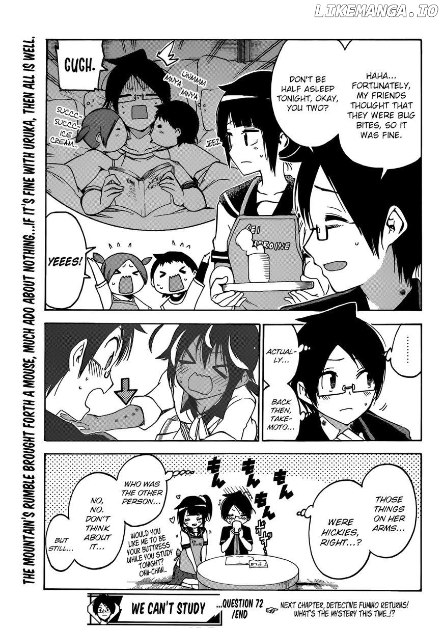 Bokutachi wa Benkyou ga Dekinai Chapter 72 - page 20