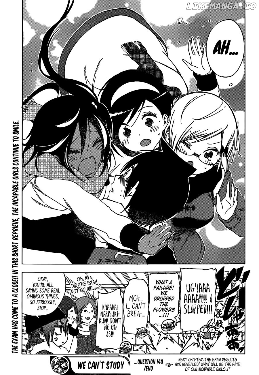Bokutachi wa Benkyou ga Dekinai Chapter 140 - page 20