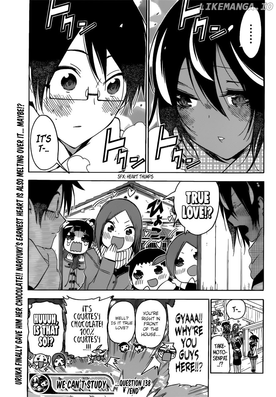 Bokutachi wa Benkyou ga Dekinai Chapter 138 - page 20