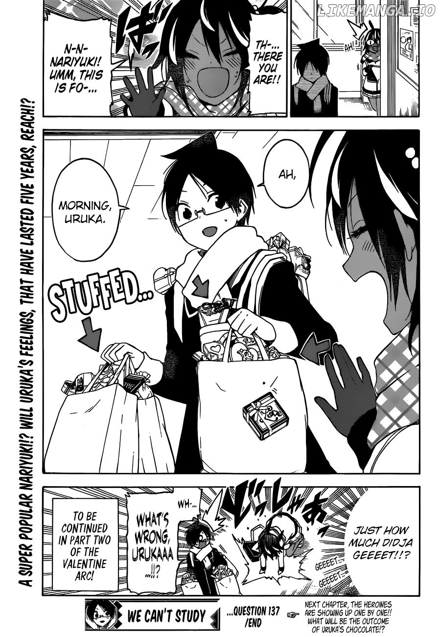 Bokutachi wa Benkyou ga Dekinai Chapter 137 - page 20