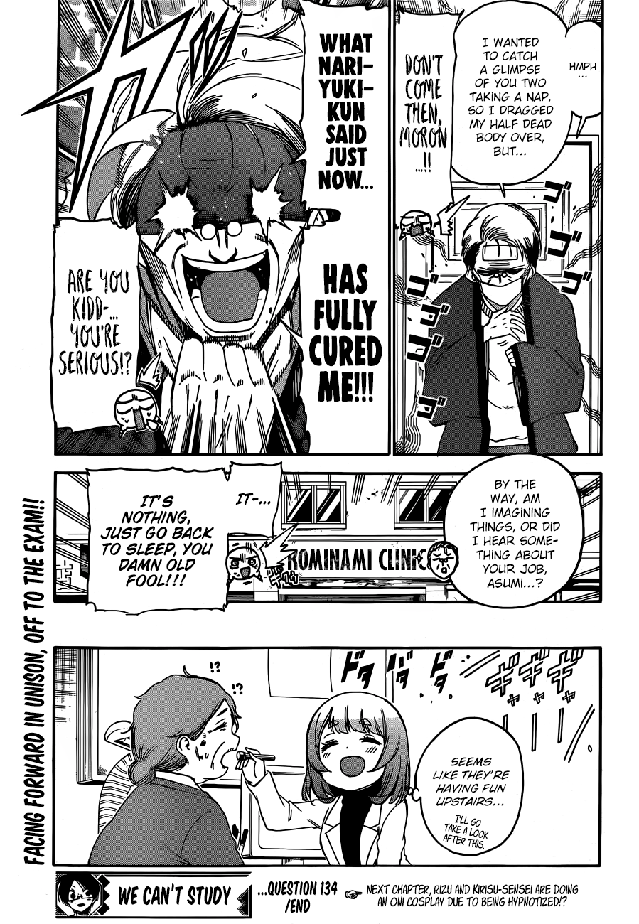 Bokutachi wa Benkyou ga Dekinai Chapter 134 - page 21