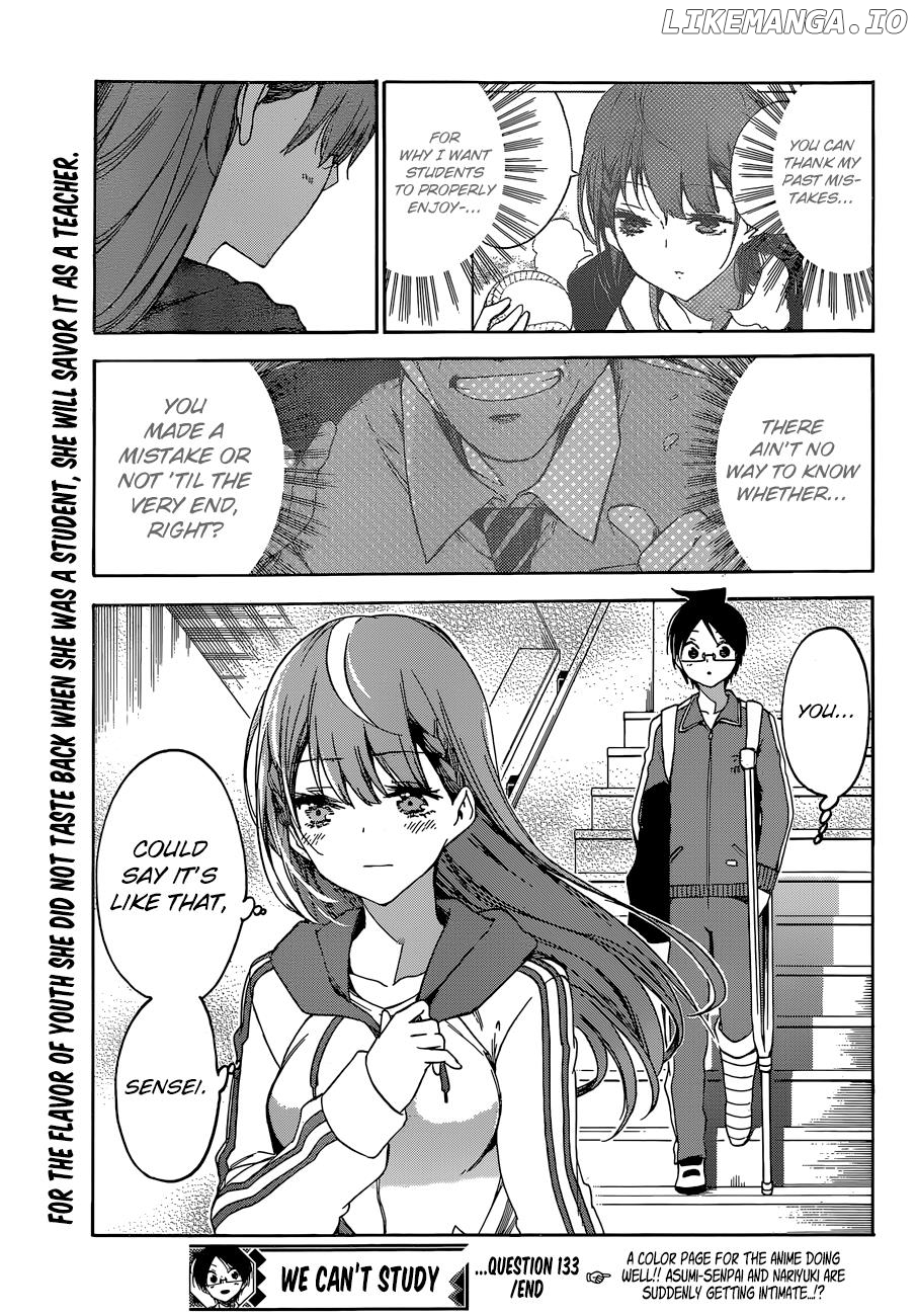 Bokutachi wa Benkyou ga Dekinai Chapter 133 - page 20