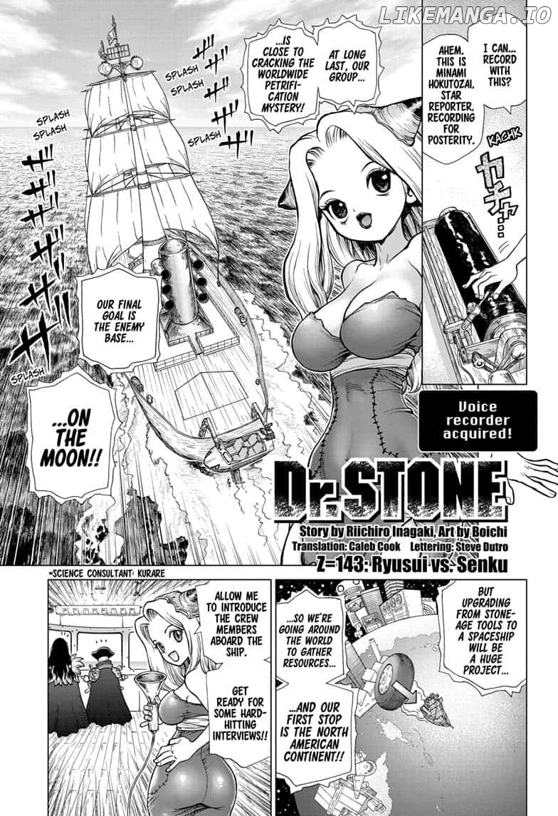 Dr. Stone chapter 144 - page 1