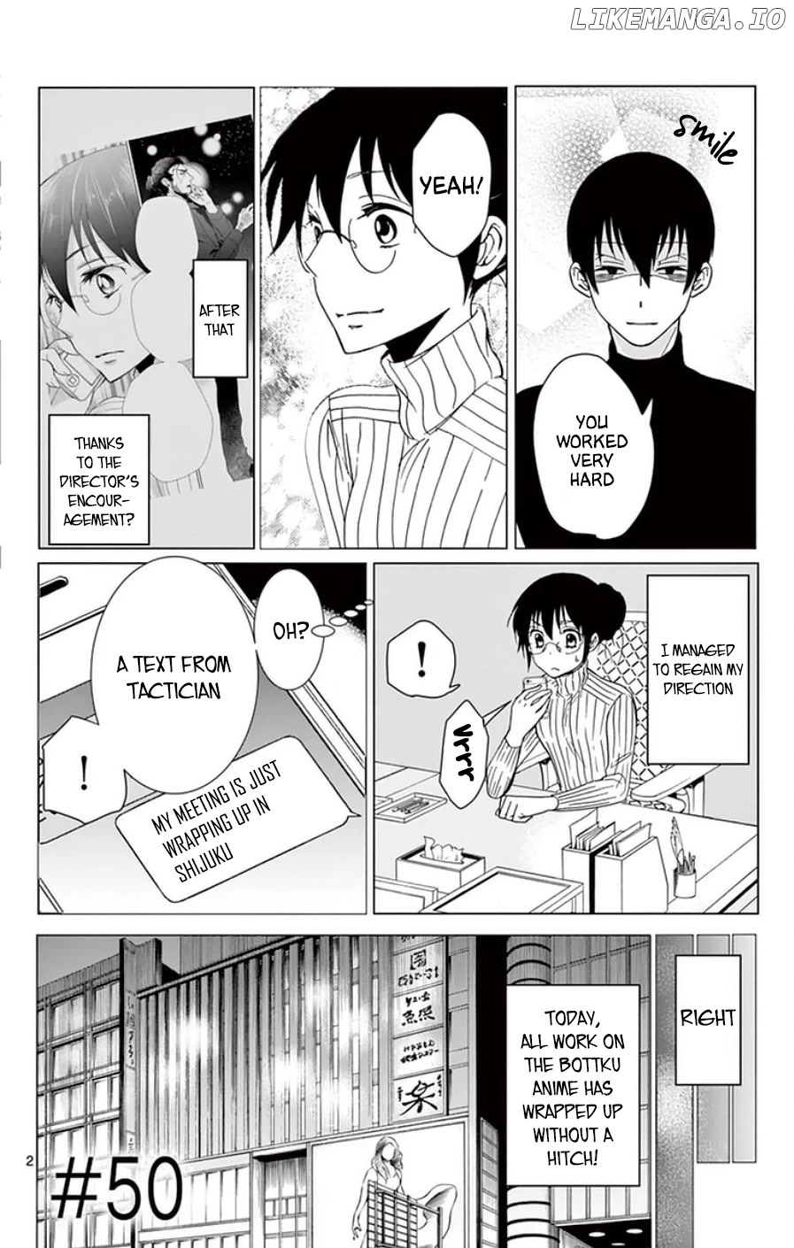 Dousei Sensei wa Renai ga Wakaranai. chapter 50 - page 2