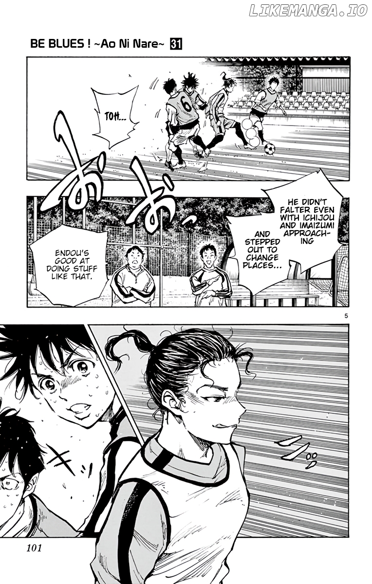 BE BLUES ~Ao ni nare~ Chapter 305 - page 4