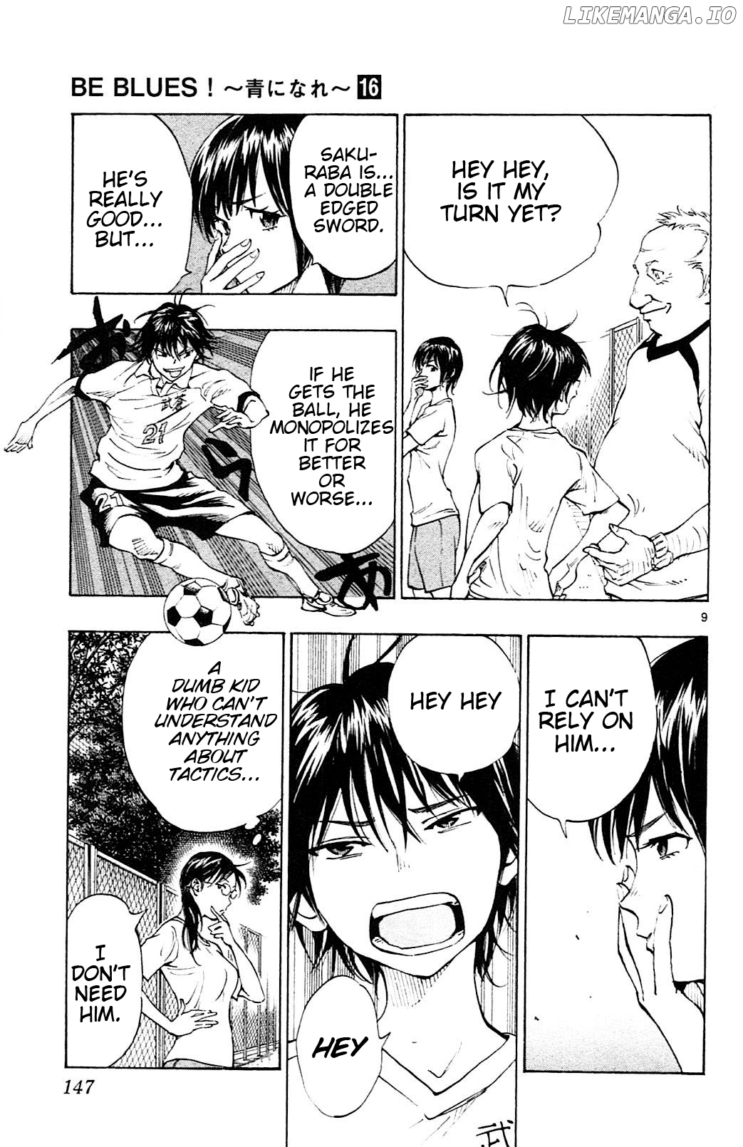 BE BLUES ~Ao ni nare~ Chapter 155 - page 10