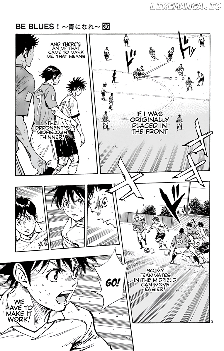 BE BLUES ~Ao ni nare~ Chapter 355 - page 4