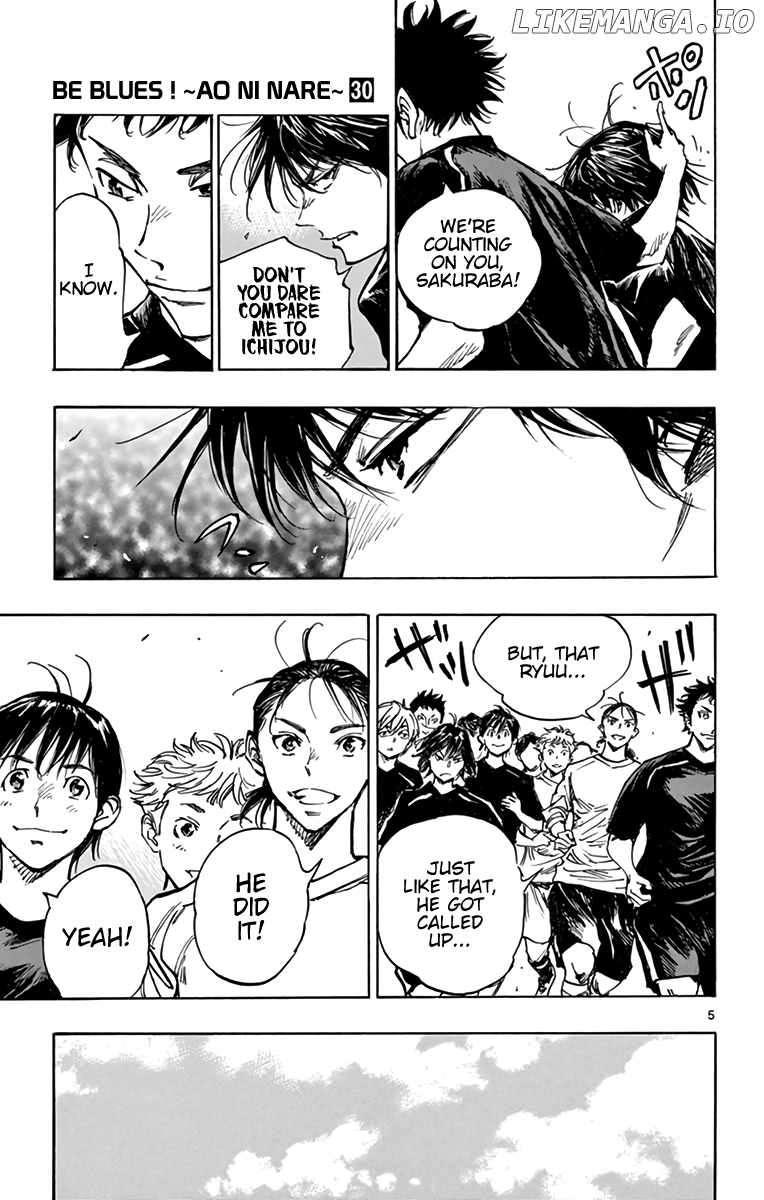 BE BLUES ~Ao ni nare~ Chapter 299 - page 5
