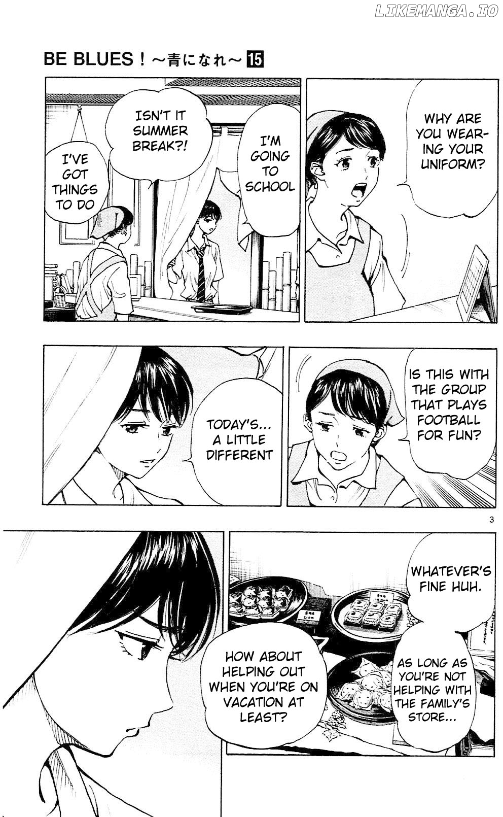 BE BLUES ~Ao ni nare~ Chapter 145 - page 3