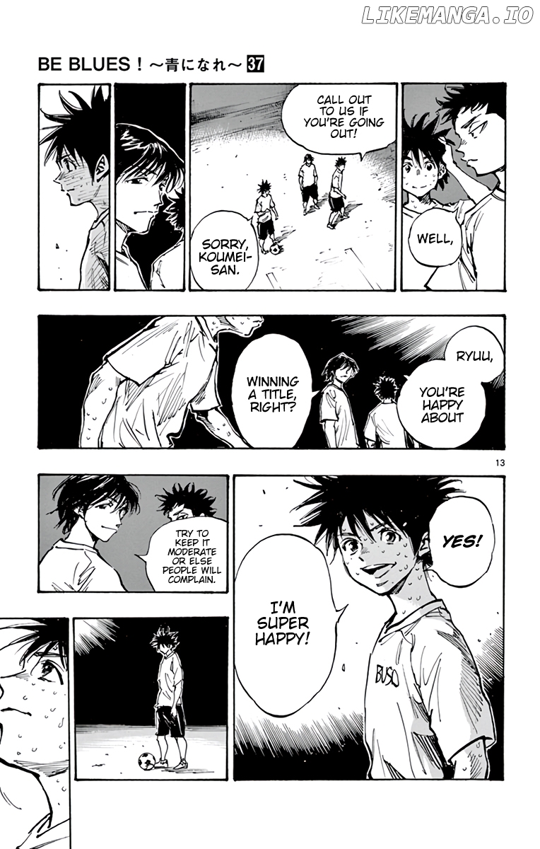 BE BLUES ~Ao ni nare~ Chapter 369 - page 14