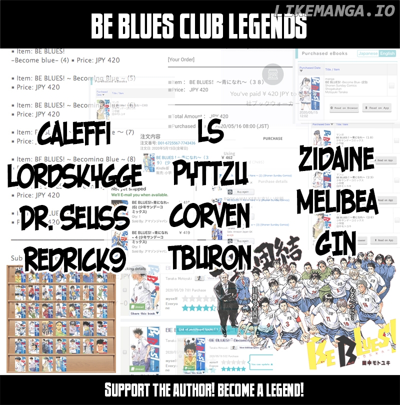 BE BLUES ~Ao ni nare~ Chapter 376 - page 2