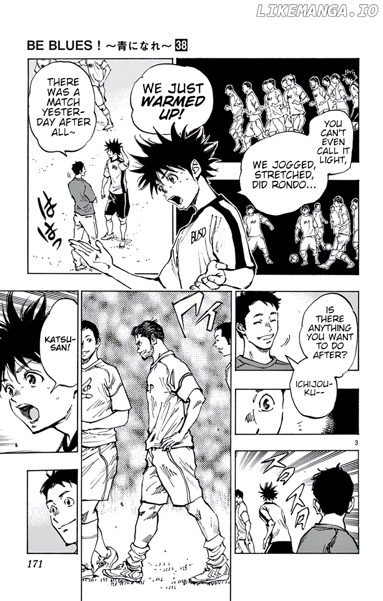 BE BLUES ~Ao ni nare~ Chapter 379 - page 4