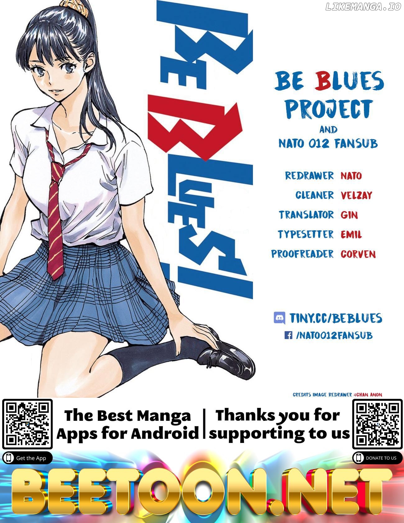 BE BLUES ~Ao ni nare~ Chapter 219 - page 19