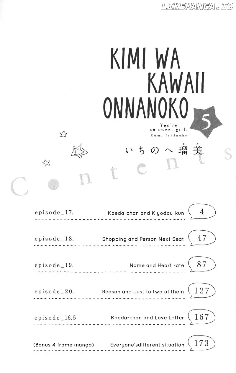Kimi wa Kawaii Onnanoko chapter 17 - page 7