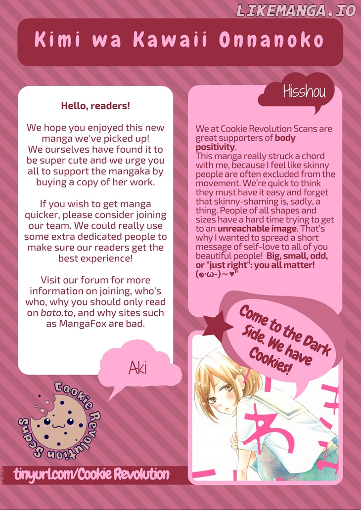 Kimi wa Kawaii Onnanoko chapter 16.1 - page 9