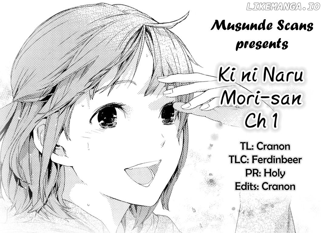 Ki ni Naru Mori-san chapter 1 - page 1