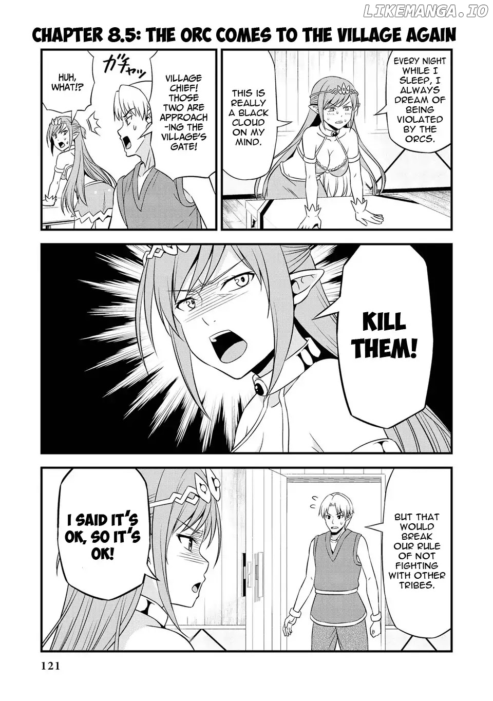 Hentai Elf To Majime Orc chapter 8.5 - page 2