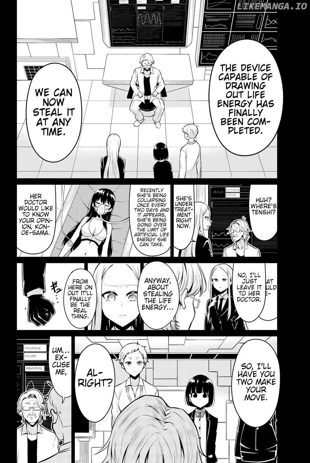 Sekai ka Kanojo ka Erabenai chapter 33 - page 9