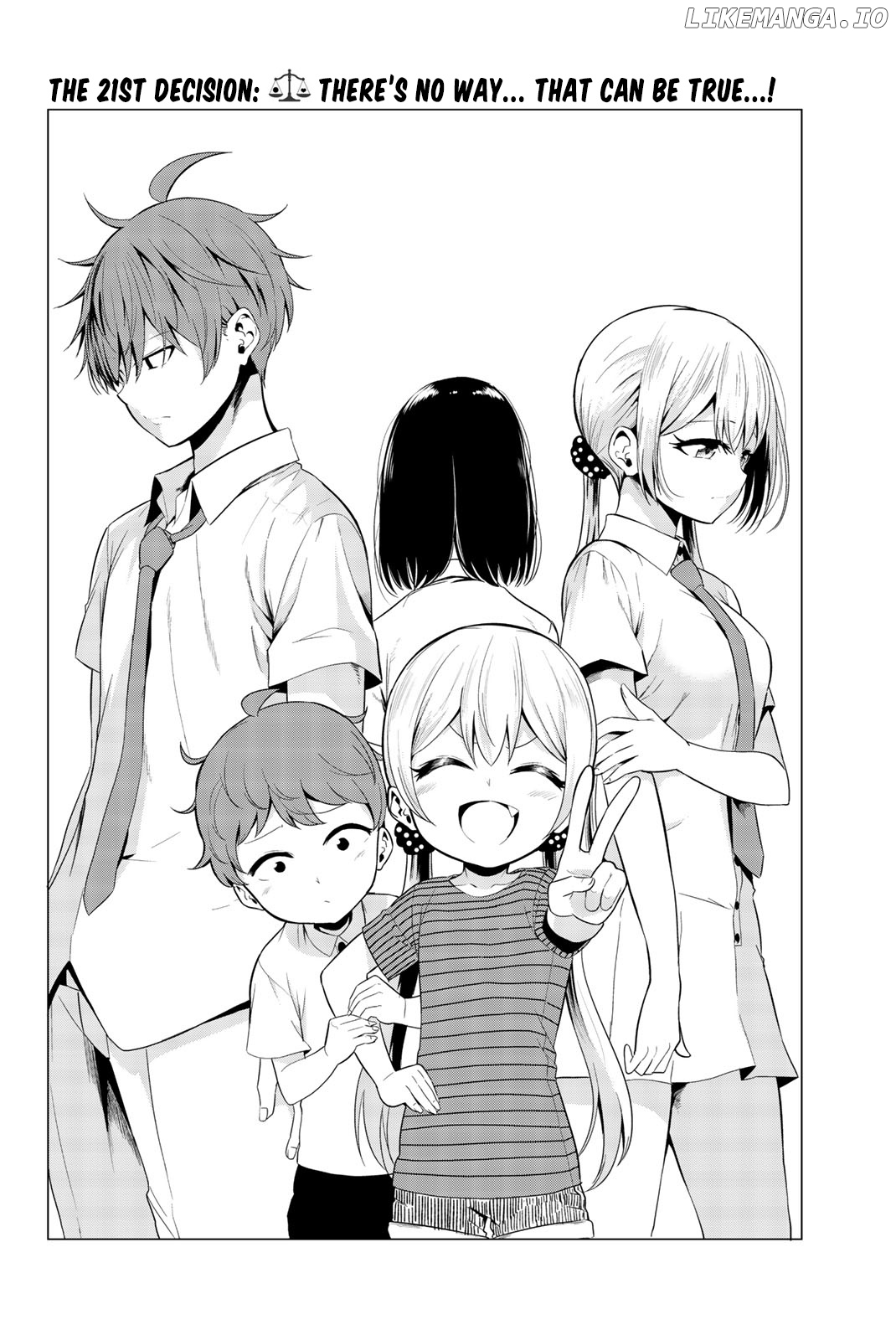 Sekai ka Kanojo ka Erabenai chapter 21 - page 3