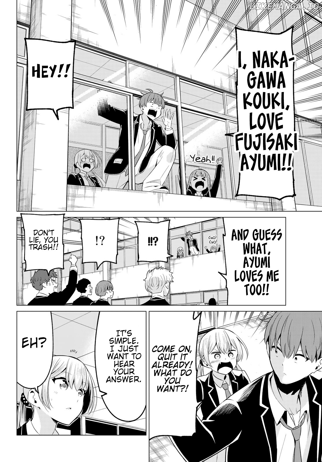 Sekai ka Kanojo ka Erabenai chapter 40 - page 6
