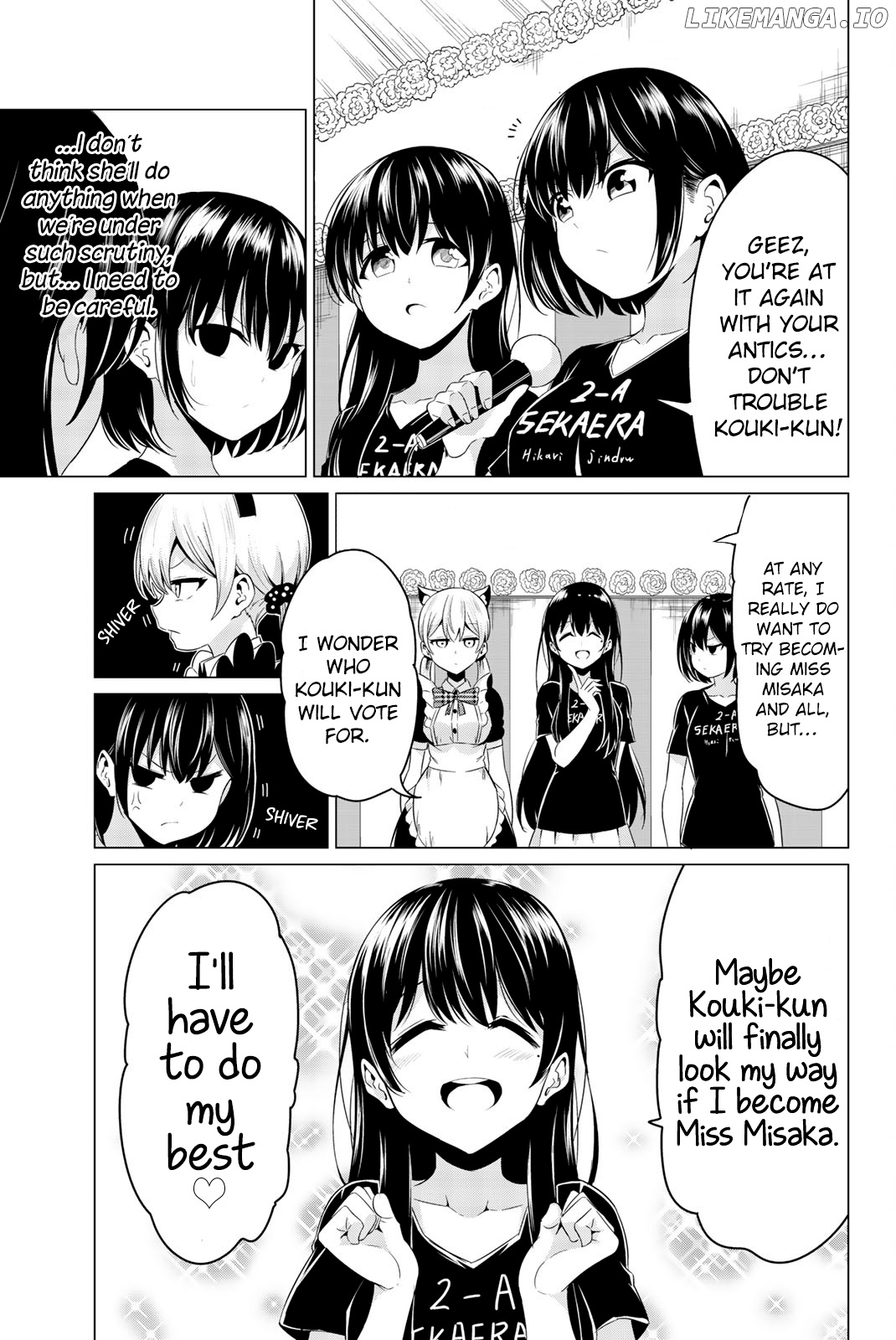 Sekai ka Kanojo ka Erabenai chapter 26 - page 24