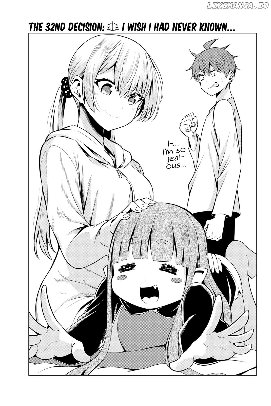 Sekai ka Kanojo ka Erabenai chapter 32 - page 4