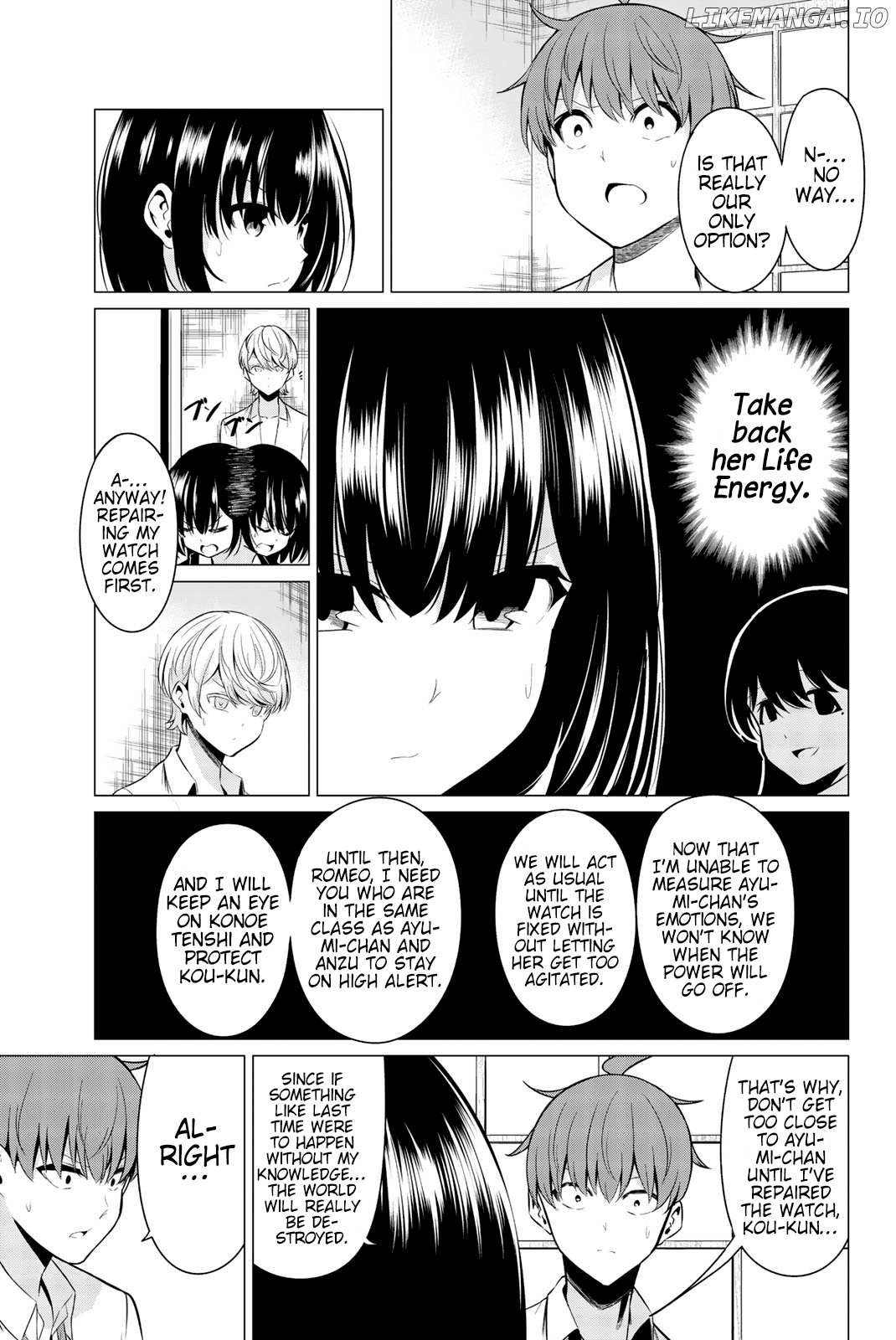 Sekai ka Kanojo ka Erabenai chapter 32 - page 6