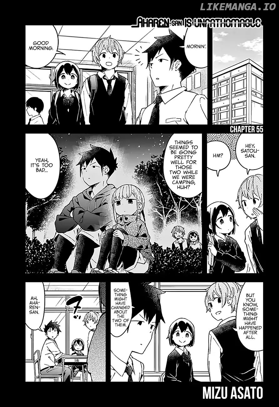 Aharen-san wa Hakarenai chapter 55 - page 3