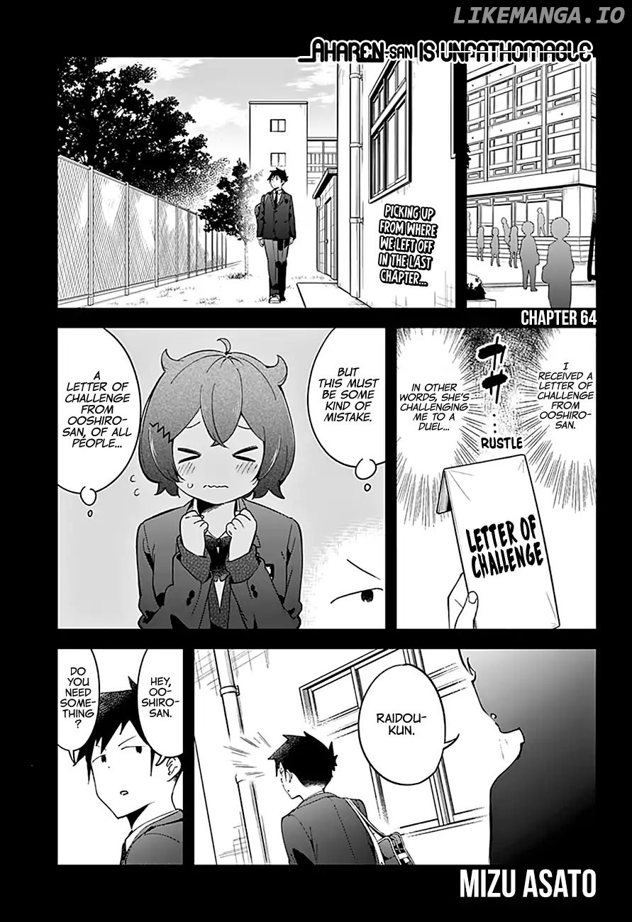Aharen-san wa Hakarenai chapter 64 - page 2