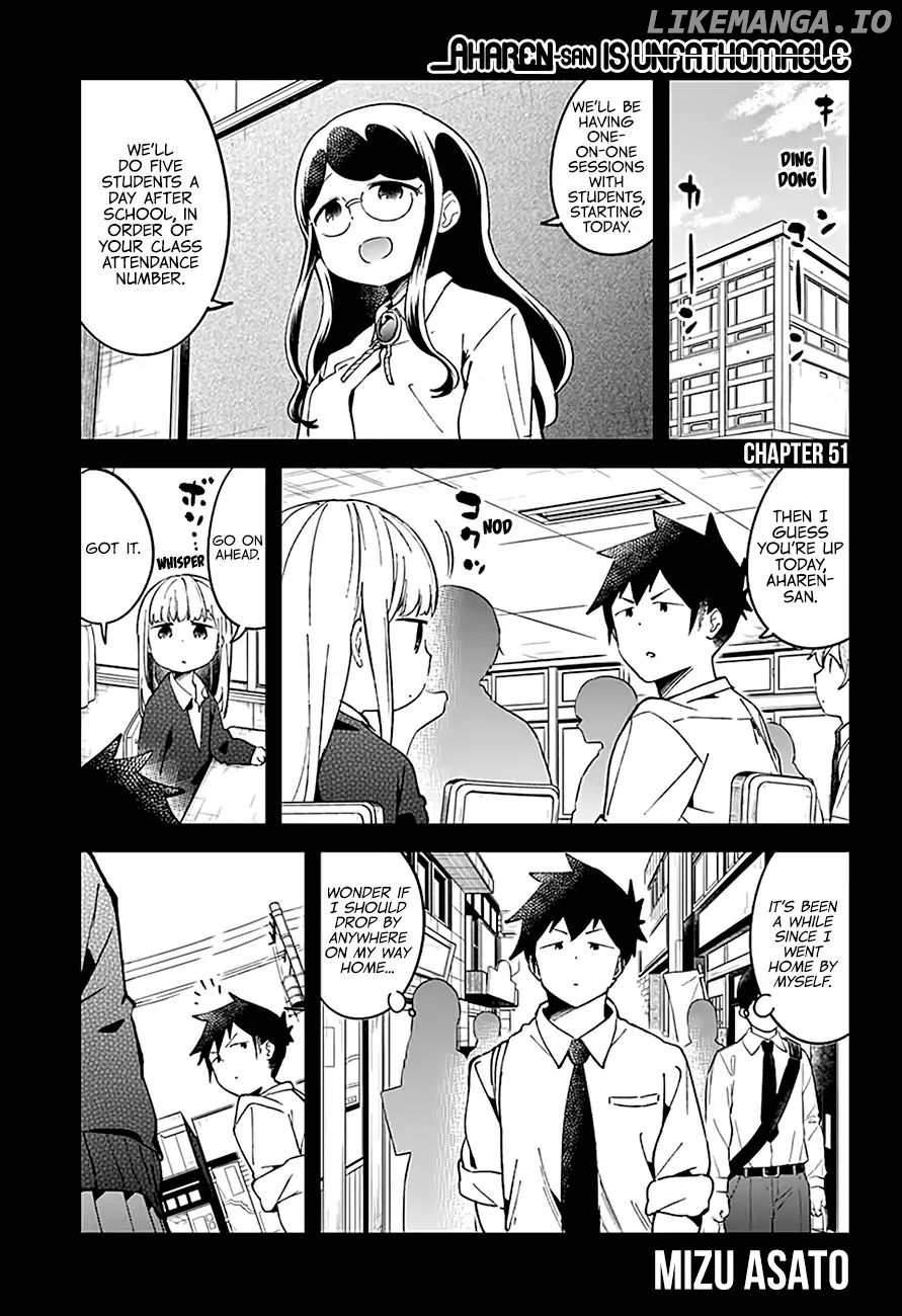 Aharen-san wa Hakarenai chapter 51 - page 3