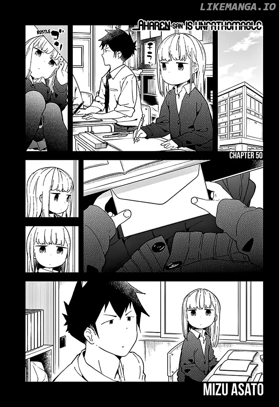 Aharen-san wa Hakarenai chapter 50 - page 3