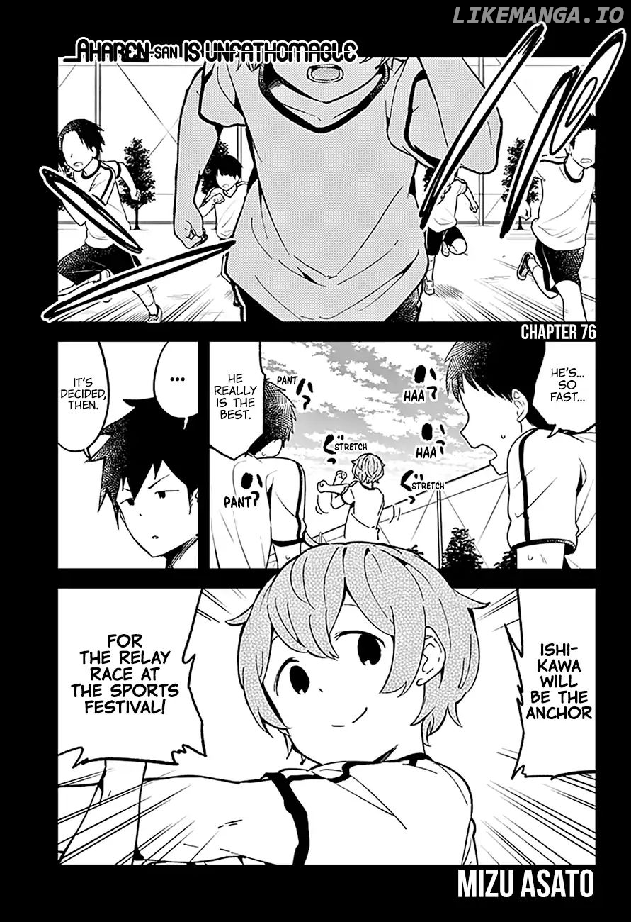 Aharen-san wa Hakarenai chapter 76 - page 2