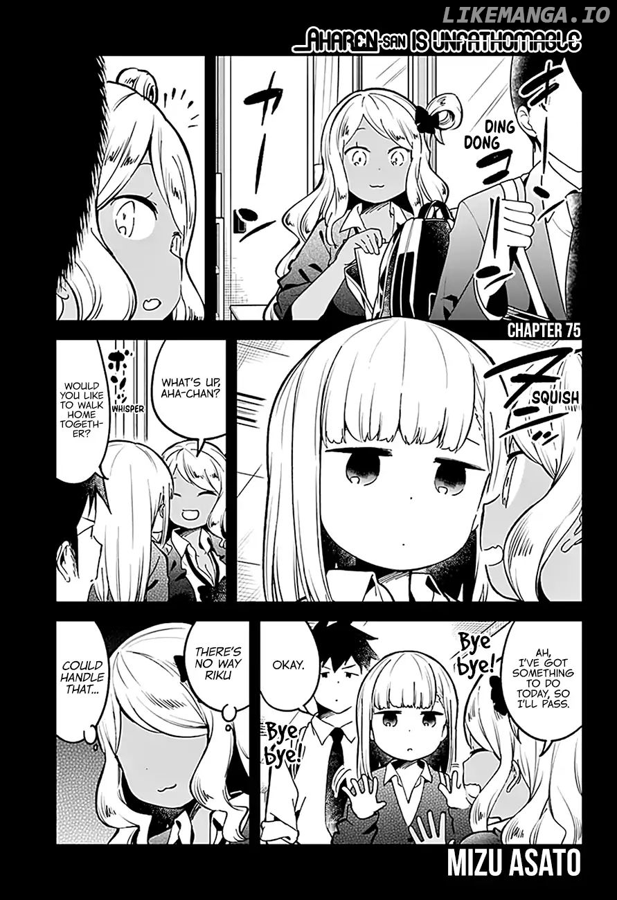 Aharen-san wa Hakarenai chapter 75 - page 2