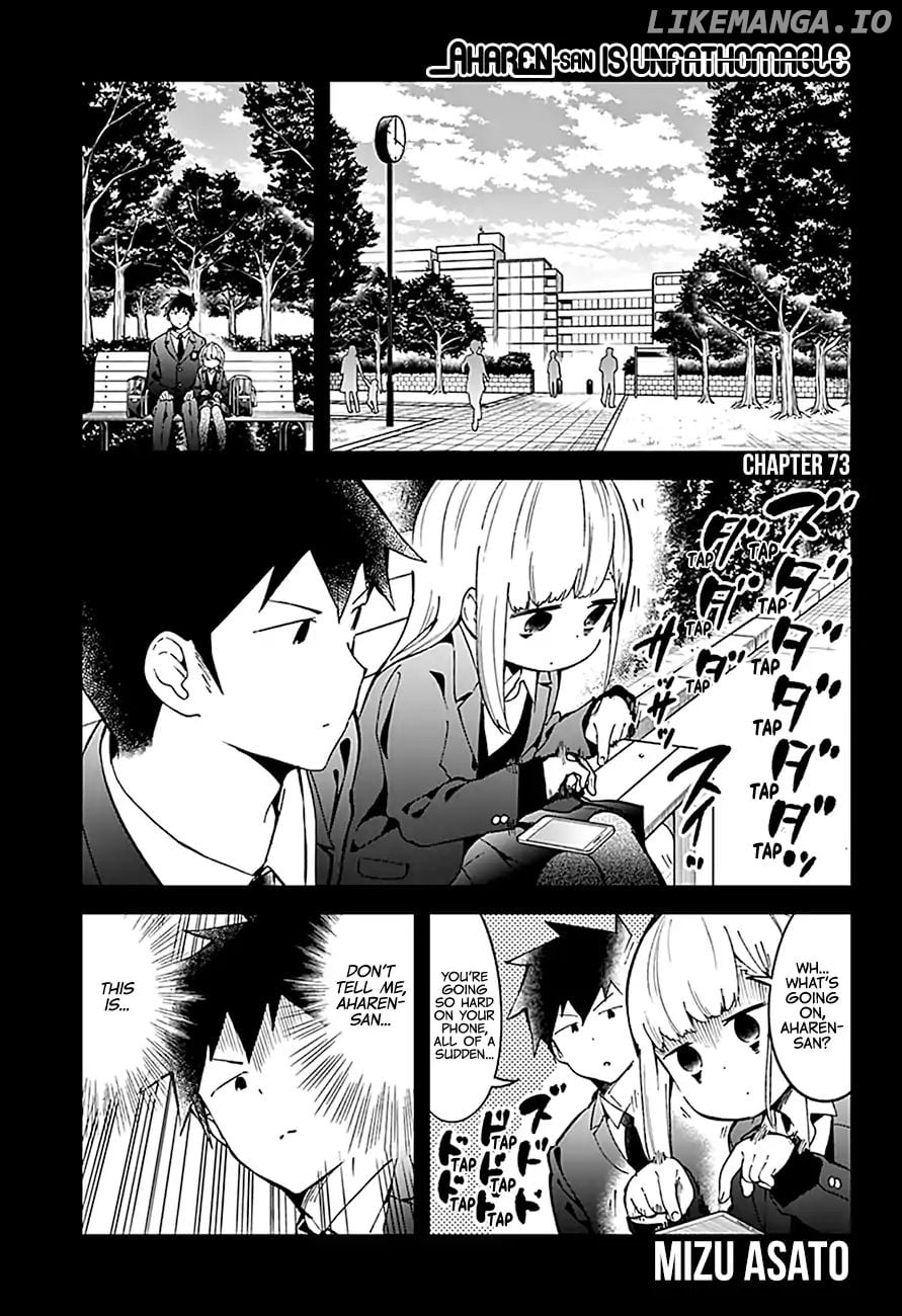 Aharen-san wa Hakarenai chapter 73 - page 2