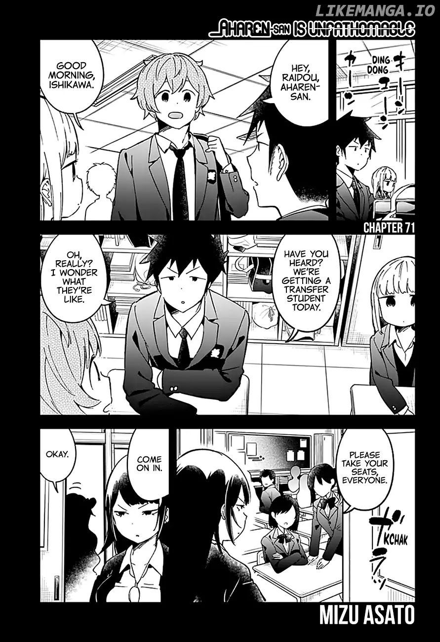 Aharen-san wa Hakarenai chapter 71 - page 2