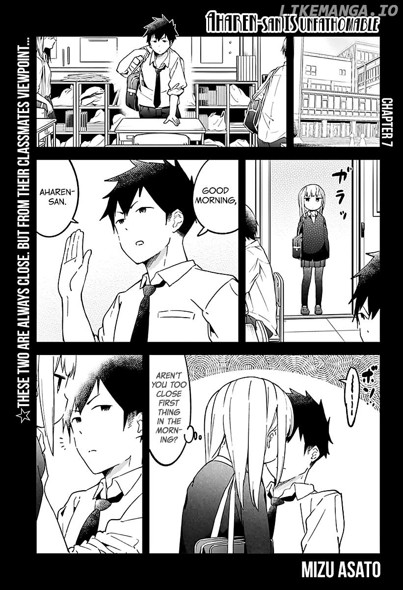 Aharen-san wa Hakarenai chapter 7 - page 3