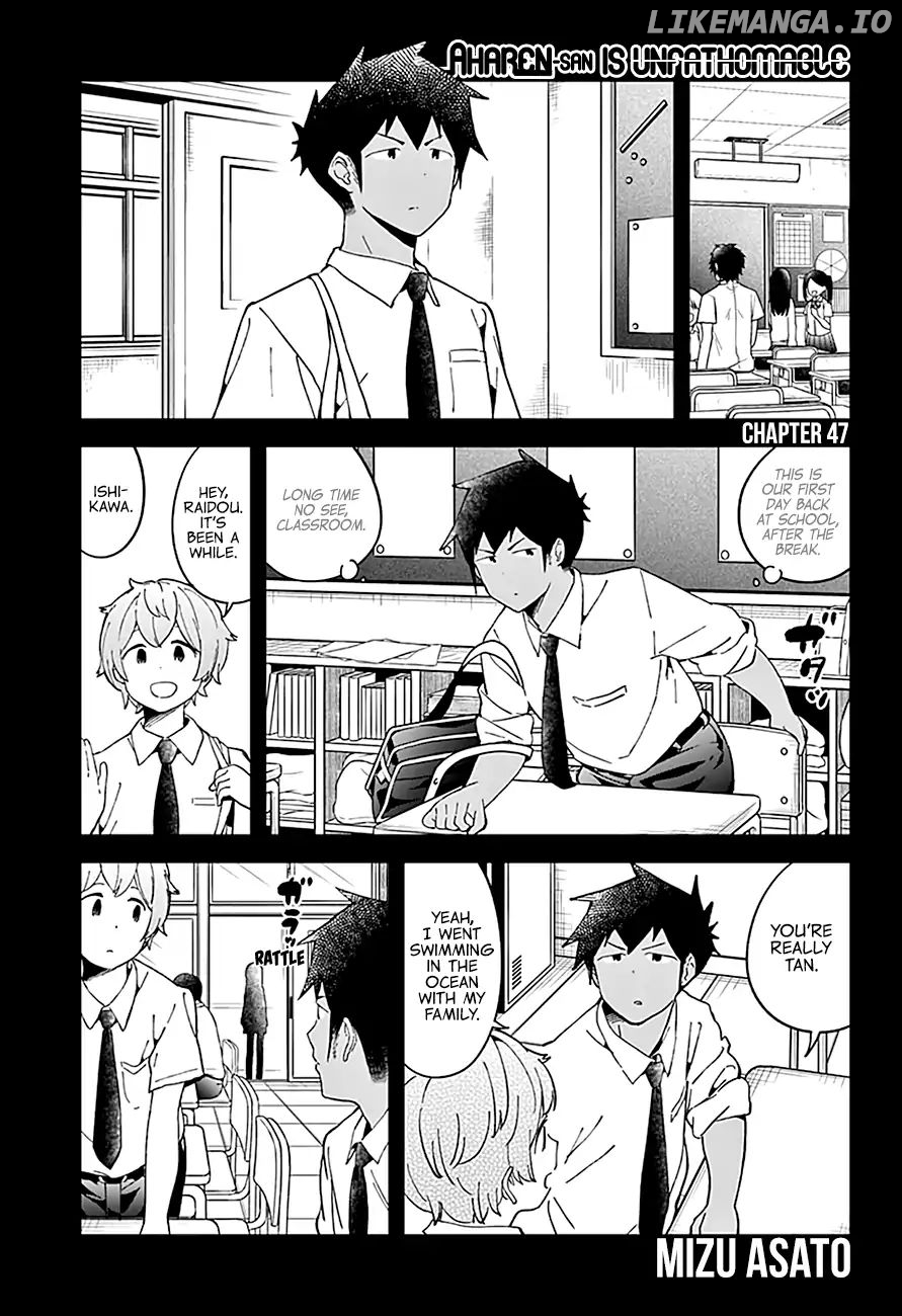 Aharen-san wa Hakarenai chapter 47 - page 3
