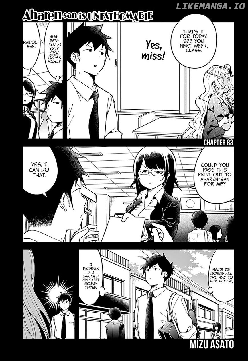 Aharen-san wa Hakarenai chapter 83 - page 2
