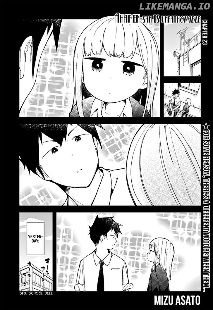 Aharen-san wa Hakarenai chapter 23 - page 3