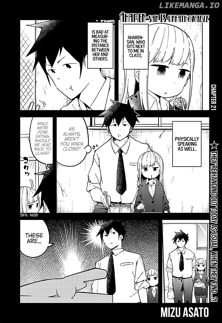 Aharen-san wa Hakarenai chapter 21 - page 3