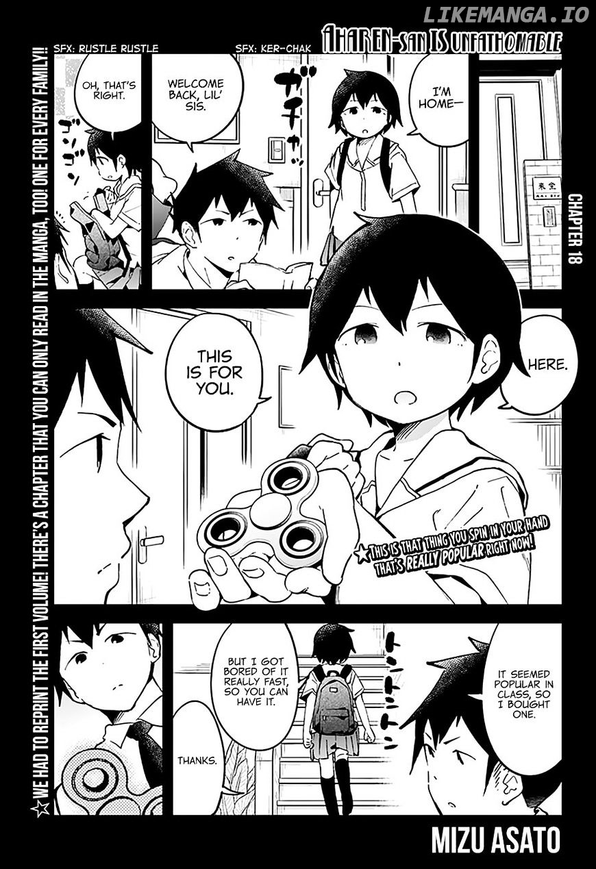 Aharen-san wa Hakarenai chapter 18 - page 3
