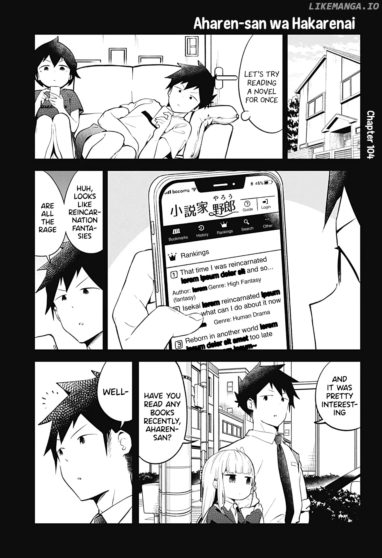 Aharen-san wa Hakarenai chapter 104 - page 2