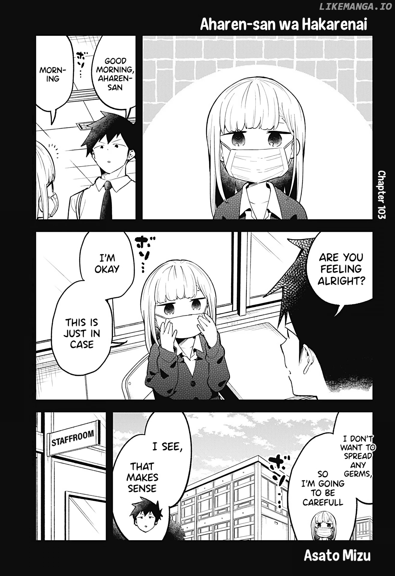 Aharen-san wa Hakarenai chapter 103 - page 2