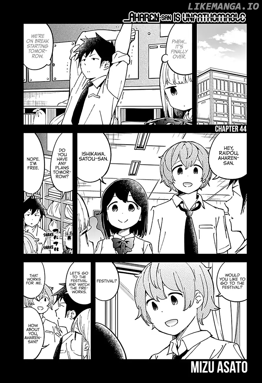 Aharen-san wa Hakarenai chapter 44 - page 3