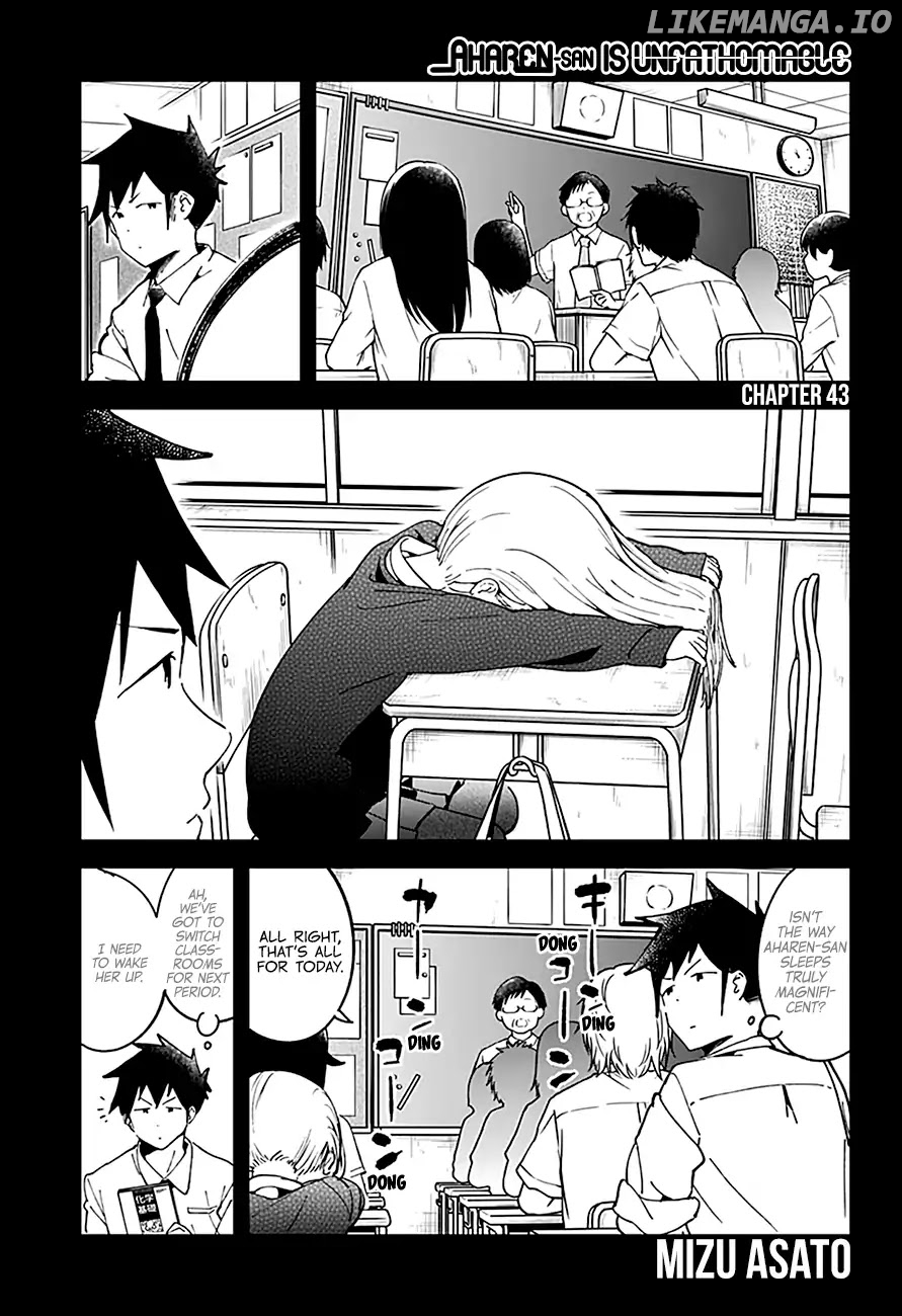 Aharen-san wa Hakarenai chapter 43 - page 3