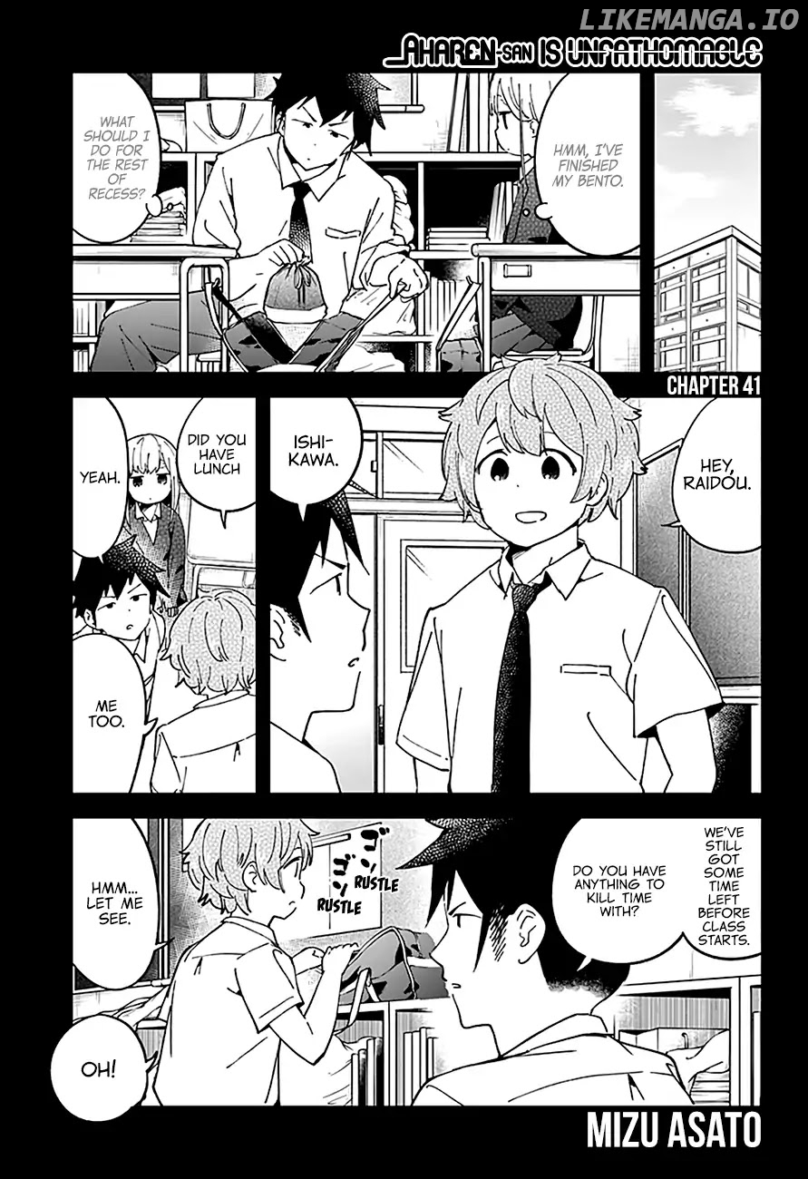 Aharen-san wa Hakarenai chapter 41 - page 3
