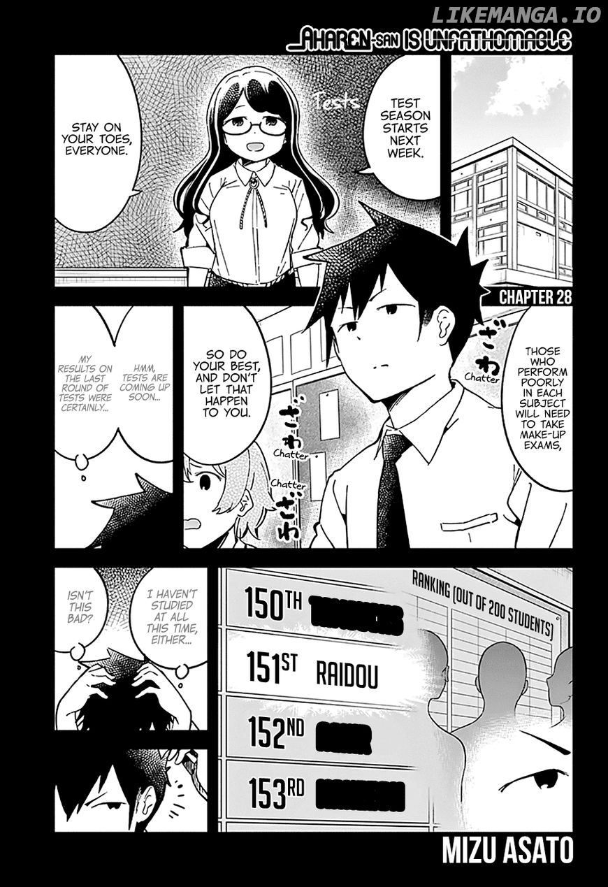 Aharen-san wa Hakarenai chapter 28 - page 4