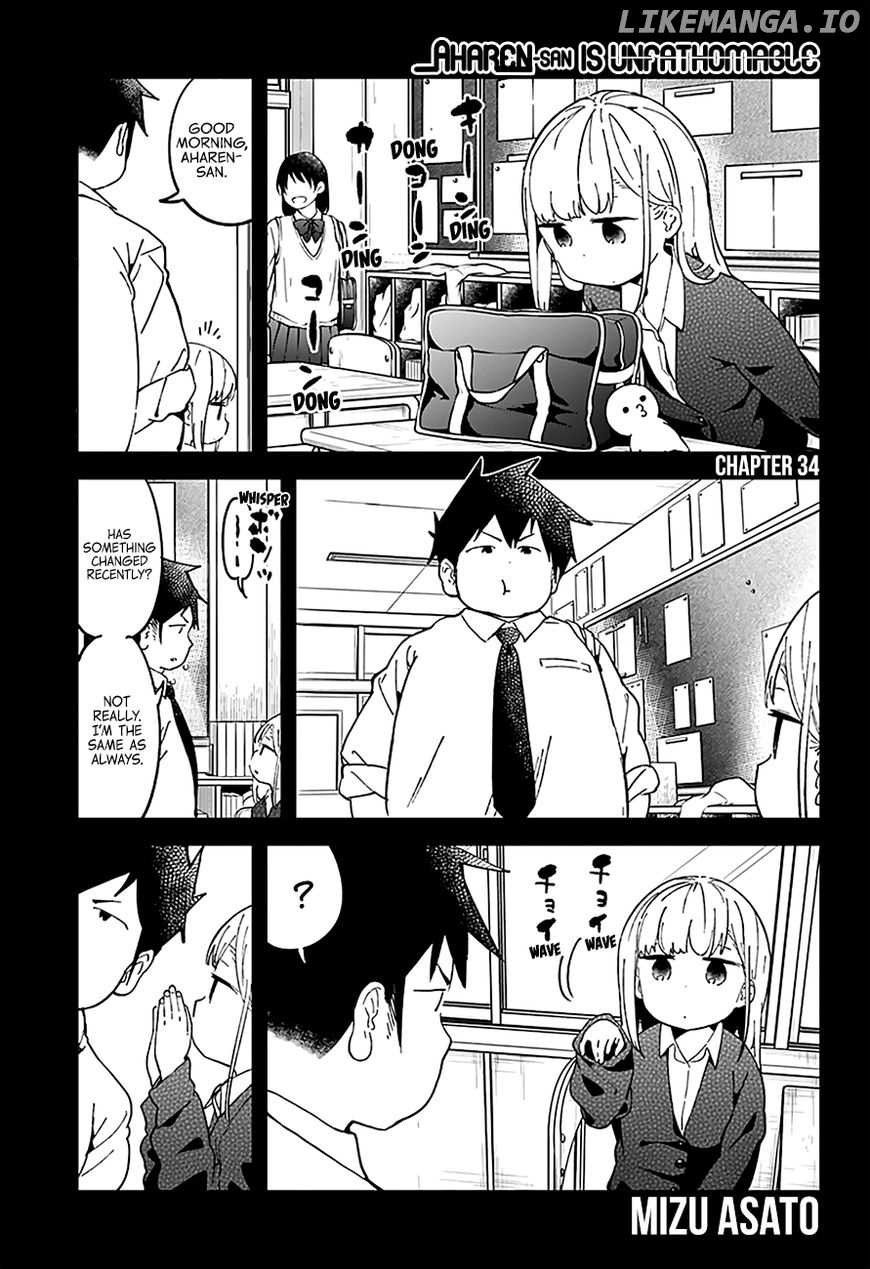Aharen-san wa Hakarenai chapter 34 - page 3