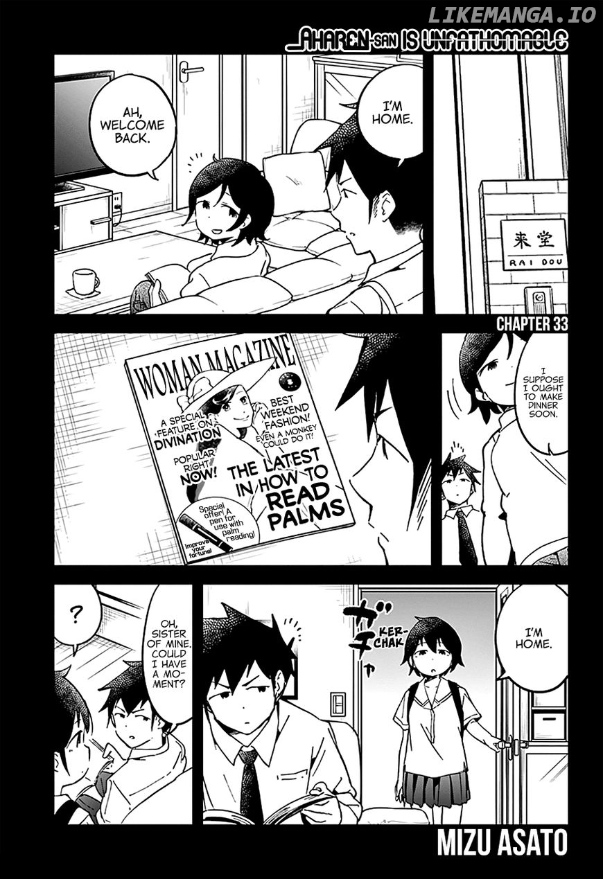 Aharen-san wa Hakarenai chapter 33 - page 3